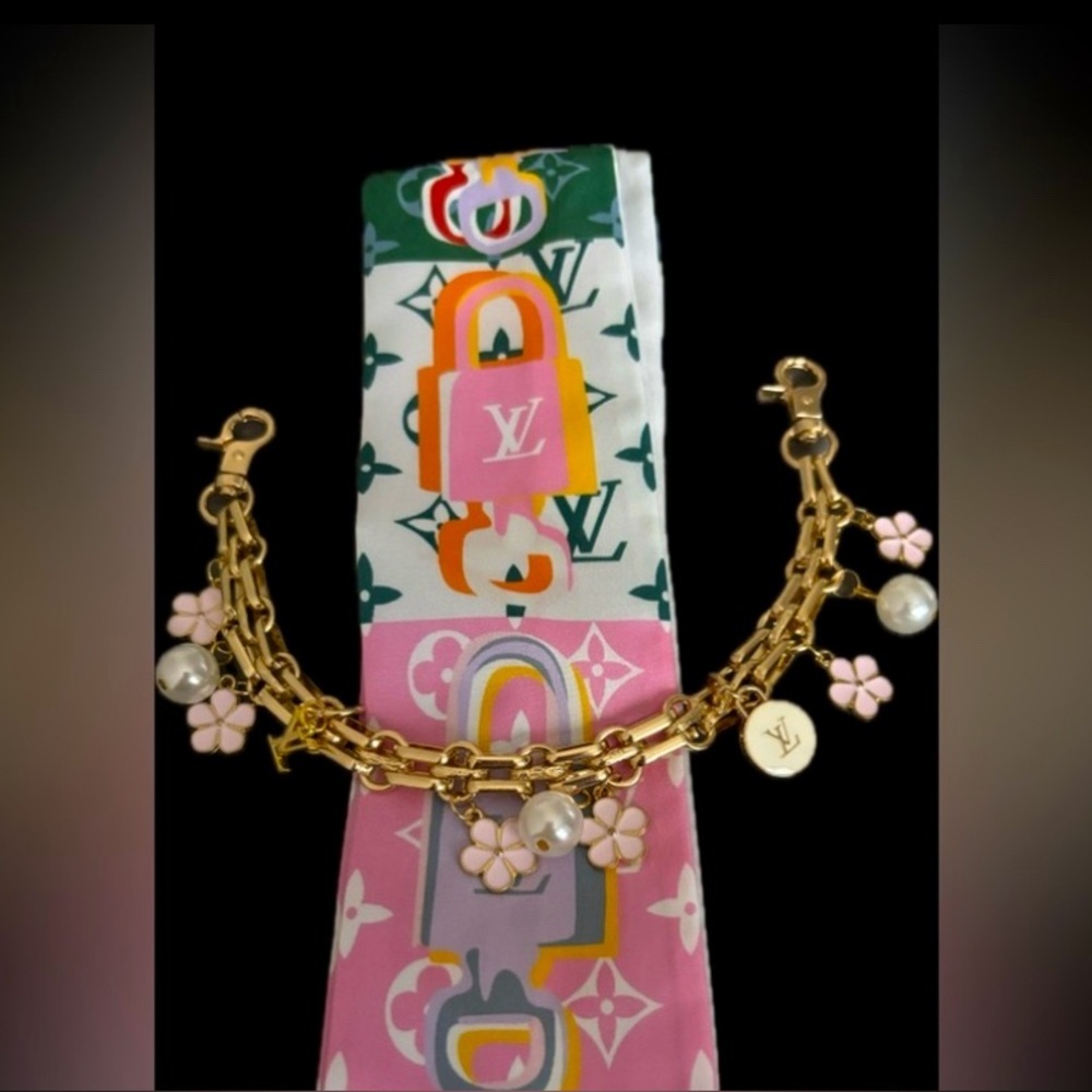 Purse Charm and Scarf Set